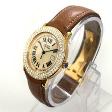 Thumbnail von Cartier RONDE GP Silver 1.35TCW Diamond Watch </h1>