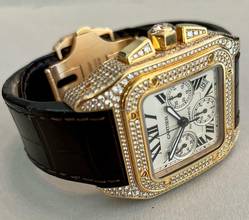 Thumbnail von Cartier Santos 100 Xl DIAMONDS REF : WMS02351 / 2935