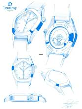 Thumbnail von Tzoumy Genève Melon Rhodinierte Sekunde (5-Jahre Garantie)