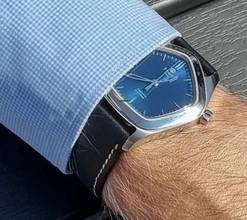 Thumbnail von Tzoumy Genève Kobaltblau Rhodinierte Sekunde (5-Jahre Garantie)