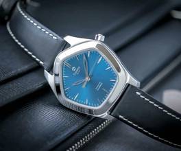 Thumbnail von Tzoumy Genève Kobaltblau Rhodinierte Sekunde (5-Jahre Garantie)