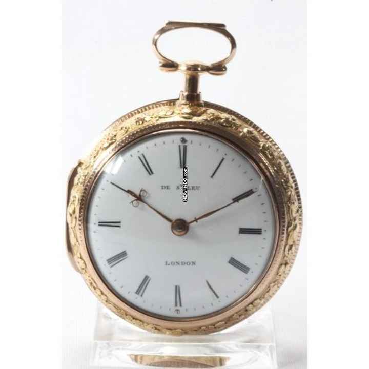  Spindel Daniel De St. Leu „London“ Selbstschlag taschenuhr 