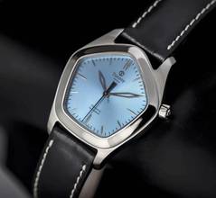 Thumbnail von Tzoumy Genève Denim Blaue Sekunde (5-Jahre Garantie)