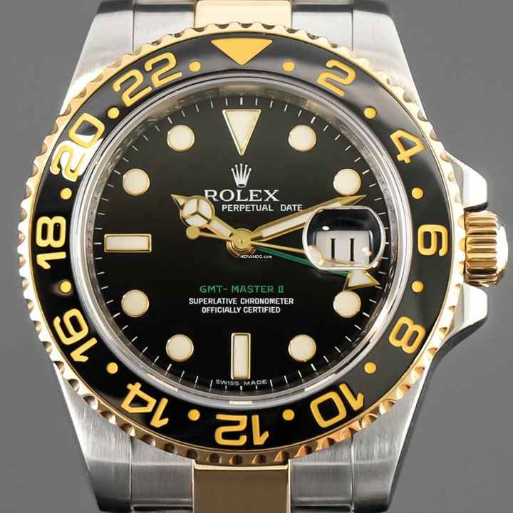  Rolex GMT-Master II Stahl/Gold LC EU 