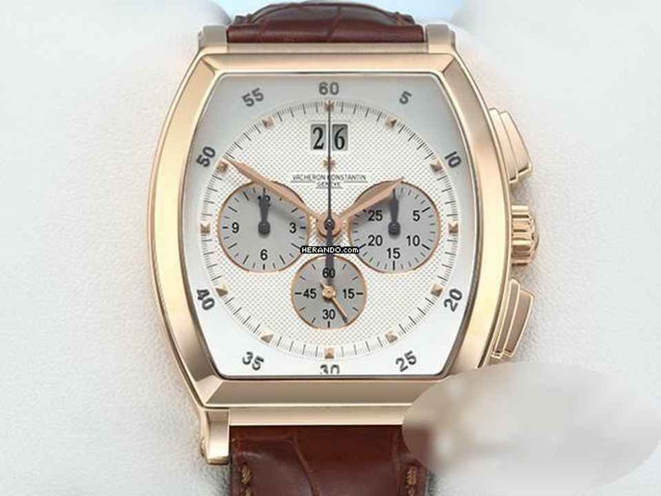  Vacheron Constantin Malte Tonneau Chronograph 49180 Rosegold 750 Automatik 18kt Rose Gold </h1> 