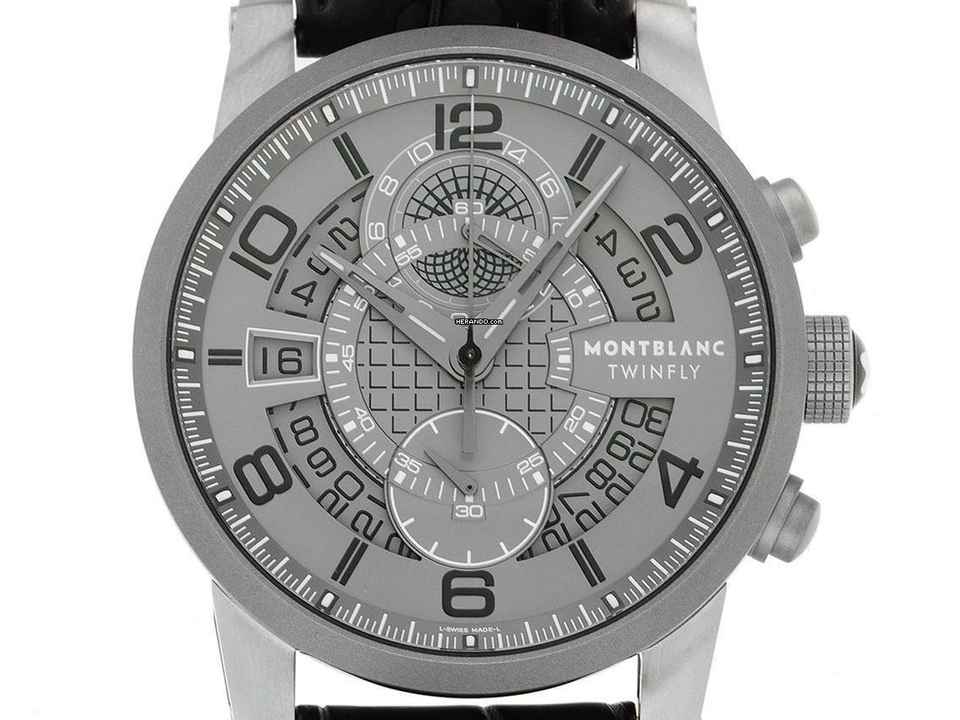  Montblanc Timewalker Twinfly Time Walker Limitiert Ref.107338 Full Set Ungetragen 