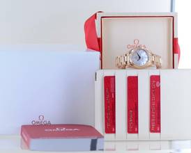 Thumbnail von Omega Seamaster Aqua Terra 18K Sedna Roségold Aqua Terra 150m 34mm MOP Dial Diamond B+P Neu