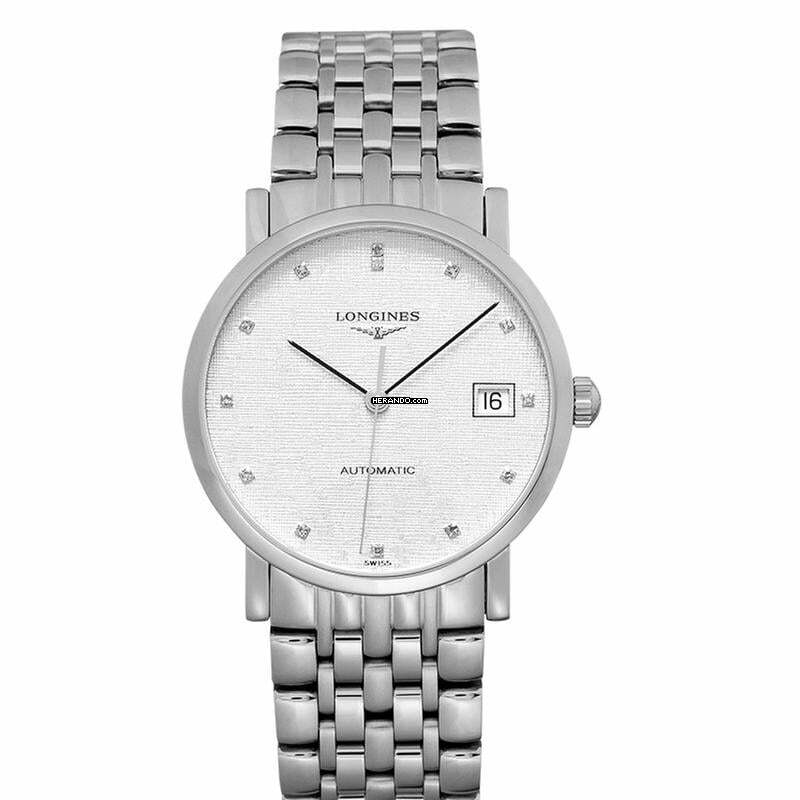 Longines Elegant L48094776 - The Longines Elegant Collection Automatic Silver Dial Stainless Steel Ladies W </h1>