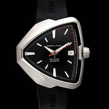 Thumbnail von Hamilton Ventura H24555331 - Ventura Automatic Black Dial Stainless Steel Men's Watch </h1>