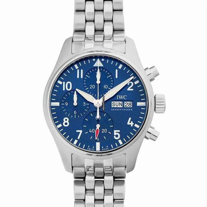  IWC Fliegeruhr IW388102 - Pilot Automatic Blue Dial Stainless Steel Men's Watch </h1> 