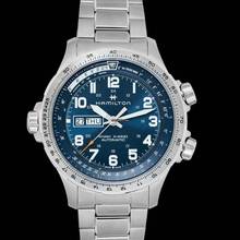 Thumbnail von Hamilton Khaki X-Wind H77765141 - Khaki Aviation X-Wind Automatic Blue Dial Stainless Steel Men's Watch </h1>