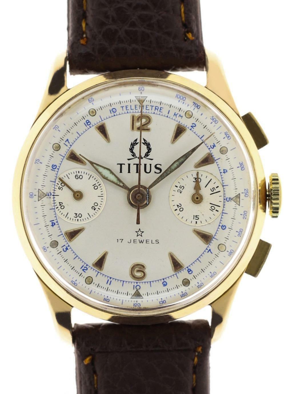  Titus Gents Wristwatch Chrinograph 17 Jewels </h1> 