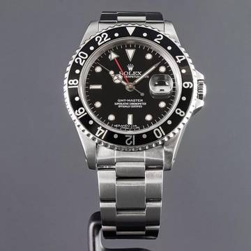  Rolex GMT-Master Stahl Fullset LC 100 - STRAIGHT CROWN 