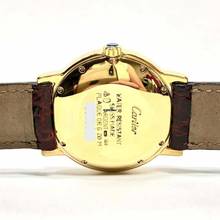 Thumbnail von Cartier RONDE 32mm GP Silver 1.35TCW Diamond Watch </h1>