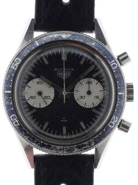  Heuer Gents manual wind Wristwatch Chronograph Autavia so called Mario Andretti </h1> 