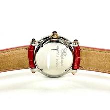 Thumbnail von Chopard Happy Sport 26mm 18K Yellow Gold/Steel Watch w Diamonds & Red Rubies </h1>