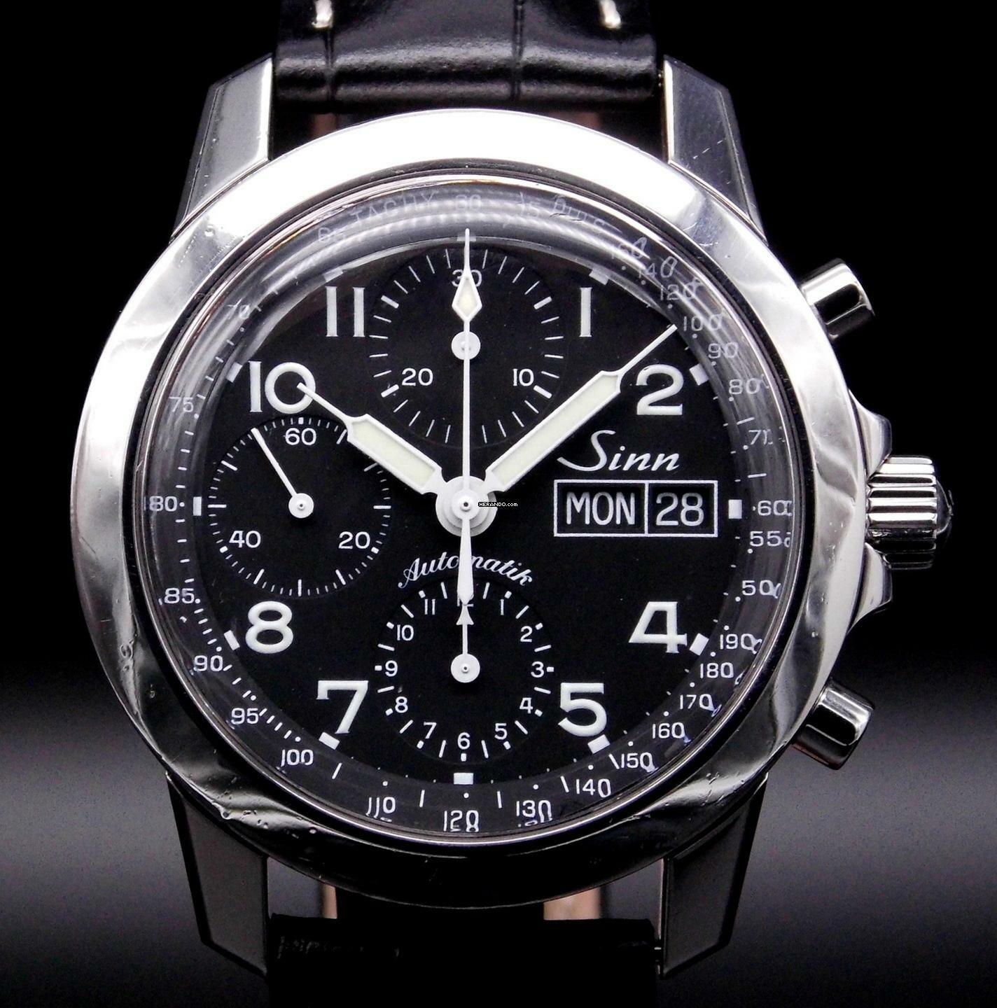  Sinn 103 Chronograph Day-Date kleine Sekunde mit original Sinn Reisebox </h1> 
