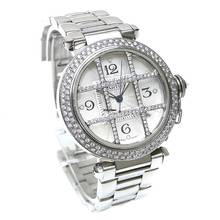 Thumbnail von Cartier Pasha GRID 38mm Automatic Steel 1.9TCW DIAMOND Watch </h1>