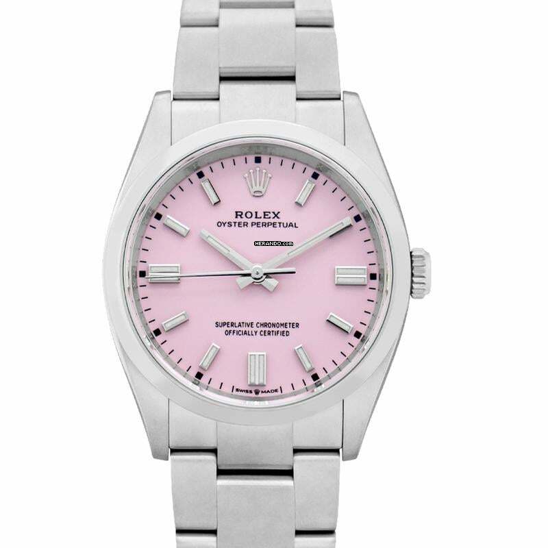 Rolex Oyster Perpetual 36 126000-0008 - Oyster Perpetual Automatic Pink Dial Stainless Steel Ladies Watch </h1>