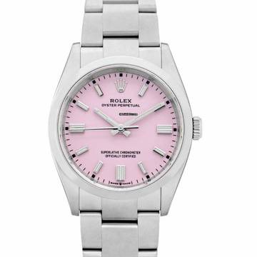  Rolex Oyster Perpetual 36 126000-0008 - Oyster Perpetual Automatic Pink Dial Stainless Steel Ladies Watch </h1> 