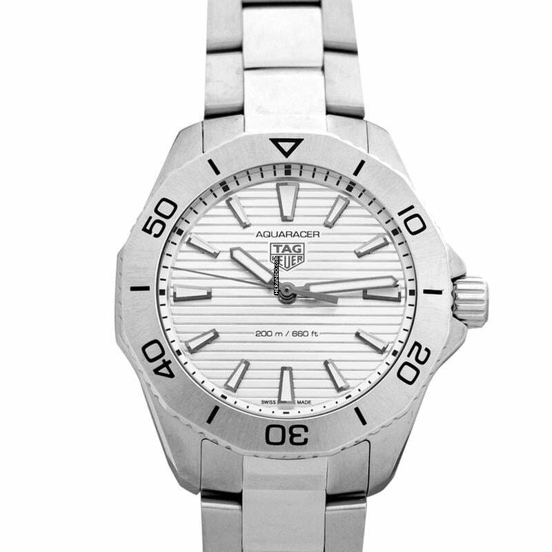 TAG Heuer Aquaracer WBP1111.BA0627 - Aquaracer Quartz White Dial Stainless Steel Men's Watch </h1>