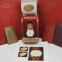 Thumbnail von Theorein Kelek Vollkalender Moon Chronograph 1003 Valjoux 88 / 18k-Gold Box+Papiere </h1>