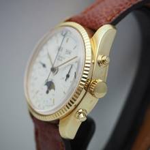 Thumbnail von Theorein Kelek Vollkalender Moon Chronograph 1003 Valjoux 88 / 18k-Gold Box+Papiere </h1>