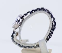 Thumbnail von Blancpain Women Ladybird Diamond Lady 21mm MOP dial 18K White Gold Heart Diamonds rar </h1>