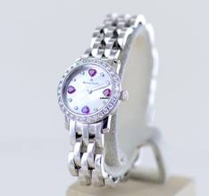 Thumbnail von Blancpain Women Ladybird Diamond Lady 21mm MOP dial 18K White Gold Heart Diamonds rar </h1>