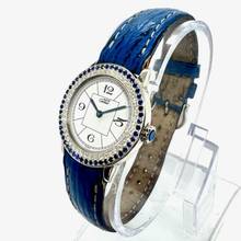 Thumbnail von Cartier RONDE 27mm Quartz Silver 0.35TCW DIAMONDS & 0.47TCW Blue Sapphires Watch </h1>