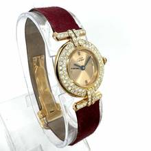 Thumbnail von Cartier VERMEIL COLISÈE Quartz GoldPlated Argent Watch 0.89TCW Diamonds </h1>