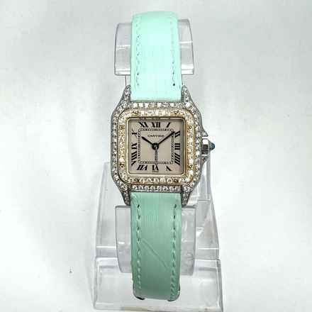  Cartier Panthère 23mm Quartz 2 Tone 0.87TCW DIAMOND Watch </h1> 