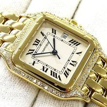 Thumbnail von Cartier Panthère 27mm 18K Yellow Gold ~0.9TCW DIAMOND Watch </h1>