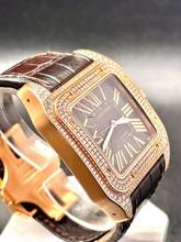 Thumbnail von Cartier Santos 100 ROSEGOLD (XL Size) 18Kt Top Condition Box&papers </h1>