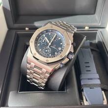 Thumbnail von Audemars Piguet Royal Oak Chronograph Flyback 26238ST.OO.2000ST.01 blau unworn 2022 42mm Eu blue </h1>