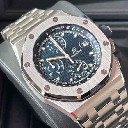  Audemars Piguet Royal Oak Chronograph Flyback 26238ST.OO.2000ST.01 blau unworn 2022 42mm Eu blue </h1> 