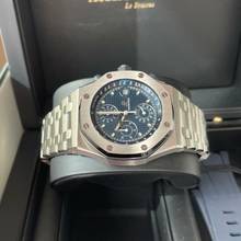 Thumbnail von Audemars Piguet Royal Oak Chronograph Flyback 26238ST.OO.2000ST.01 blau unworn 2022 42mm Eu blue </h1>