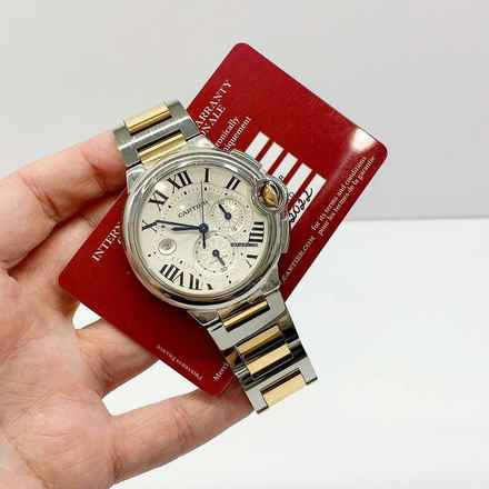  Cartier Ballon Bleu 44mm Chronograph Ouro & Aço 2022 44mm 