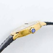 Thumbnail von Must De Cartier VERMEIL 27mm GP Silver Diamond Watch </h1>