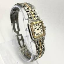 Thumbnail von Cartier Panthère 23mm 1 Row Gold 2.10TCW Diamond Bezel/Bracelet Watch </h1>