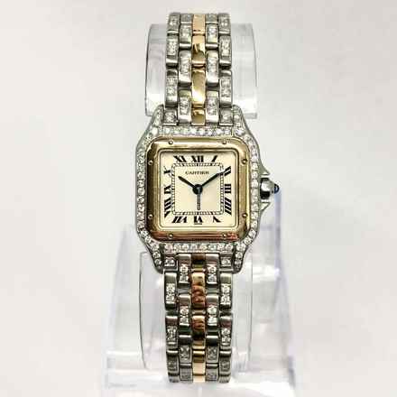  Cartier Panthère 23mm 1 Row Gold 2.10TCW Diamond Bezel/Bracelet Watch </h1> 