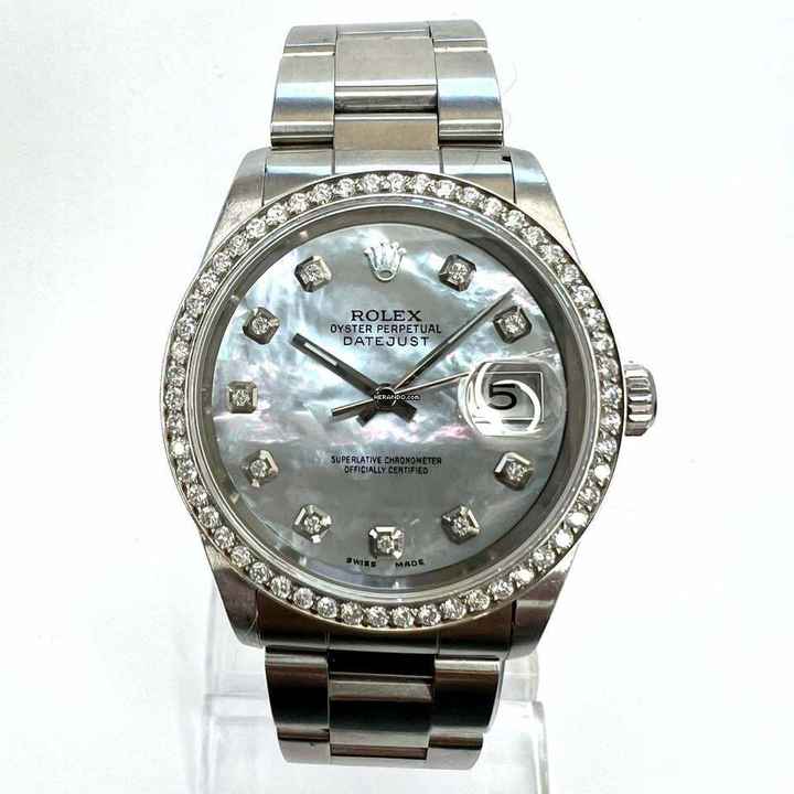  Rolex Datejust Oyster Perpetual DATEJUST Automatic 36mm Steel Diamond Watch </h1> 