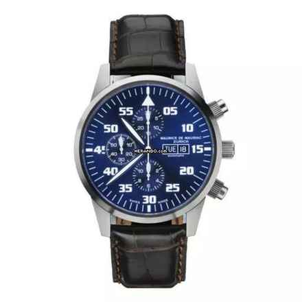  Maurice de Mauriac Chrono Modern Deep Blue 
