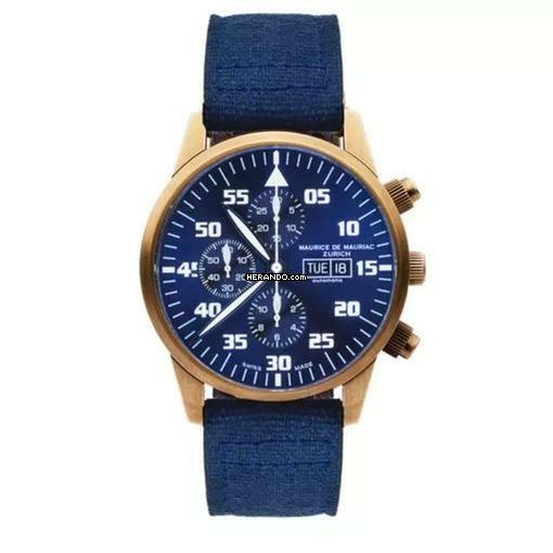 Maurice de Mauriac Chrono Modern Bronze Deep Blue
