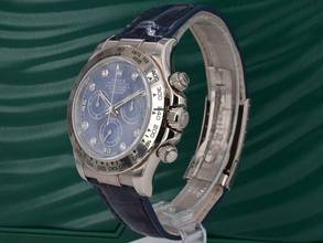 Thumbnail von Rolex Daytona Cosmograph Daytona 116519 New/nos Stickers White Gold Sodalite Diamonds Dial - Ita </h1>