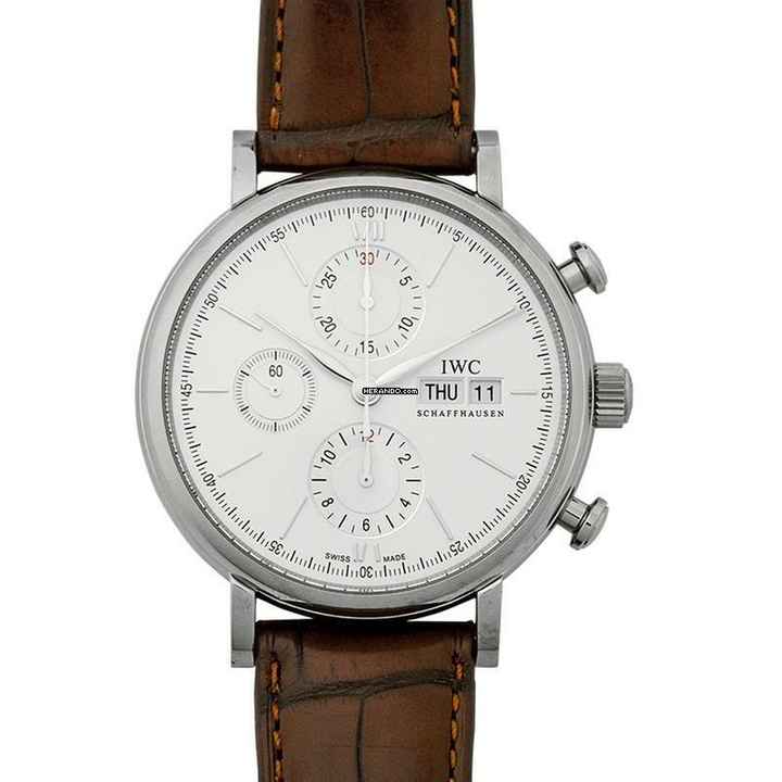  IWC Portofino Chronograph IW391027 - Portofino Chronograph Automatic Silver Dial Men's Watch </h1> 