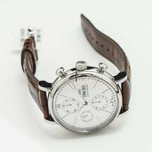 Thumbnail von IWC Portofino Chronograph IW391027 - Portofino Chronograph Automatic Silver Dial Men's Watch </h1>