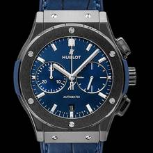 Thumbnail von Hublot Classic Fusion 521.CM.7170.LR - Classic Fusion Ceramic Blue Chronograph Automatic Blue Dial Men's Watch </h1>