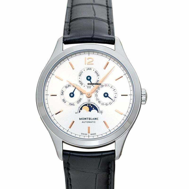  Montblanc Heritage Chronométrie 112534 - Heritage Chronometrie Automatic Silver-tone Dial Stainless Steel Men's Watch </h1> 