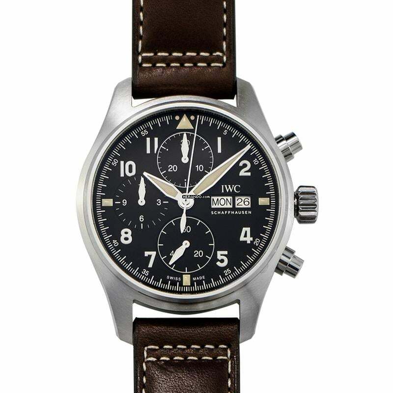  IWC Fliegeruhr IW387903 - Pilot Automatic Black Dial Stainless Steel Men's Watch </h1> 